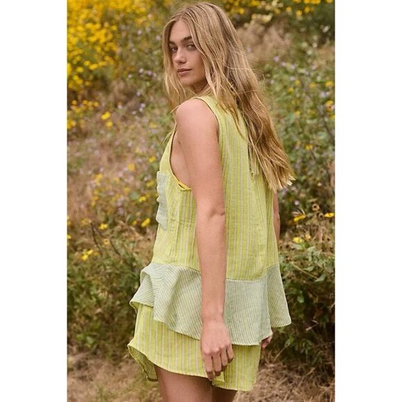 Free People Annabelle Set in Yellow Glow Combo Small NWOT - Picture 5 of 10